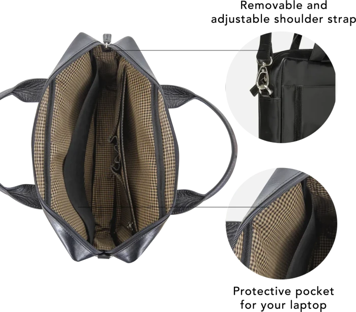 dbramante1928 Amalienborg 15" Laptop-Rucksack, Schwarz