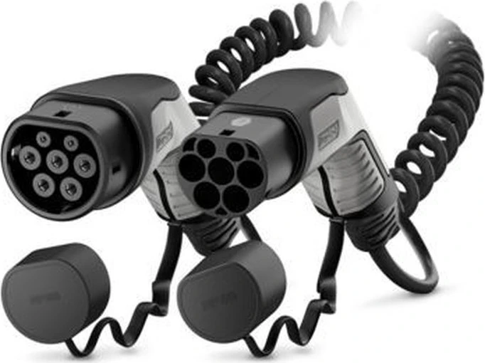 Phoenix Contact AC-Ladekabel 1627136, 26.6kW, 4m Spiralkabel