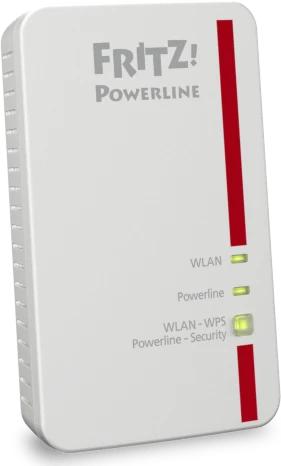 FRITZ! FRITZ!Powerline 1240E Kit, Powerline/WLAN-Access Point und Powerline-Adapter Set, 2er-Bundle