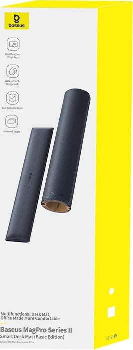 Baseus MagPro Series II Desk Mat mit Handballenauflage, 770x340mm, schwarz