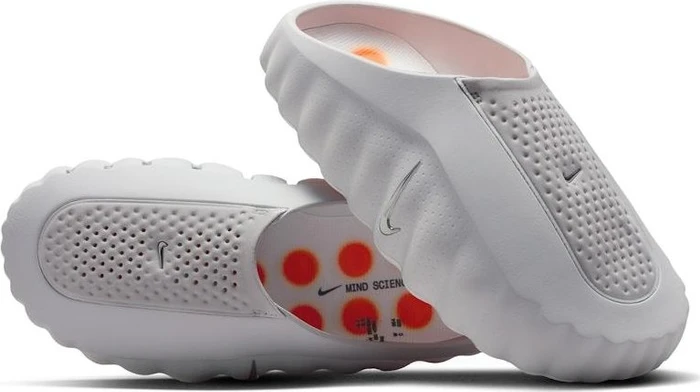 Nike Mind 001 light smoke grey/photon dust/hyper crimson/chrome (Damen)