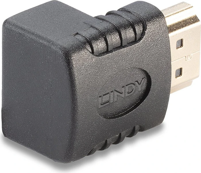 Lindy 4K HDMI Typ A Stecker/Buchse Adapter gewinkelt 90° oben