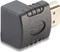 Lindy 4K HDMI Typ A Stecker/Buchse Adapter gewinkelt 90° oben Vorschaubild