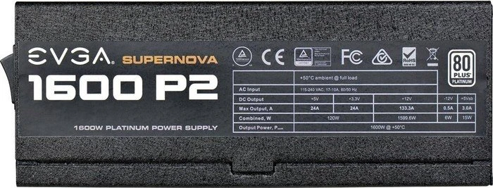 EVGA SuperNOVA P2 1600 1600W, ATX 2.3