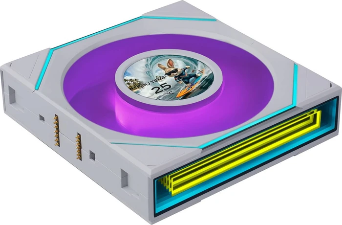Lian Li Uni Fan SL-INF LCD FLEX ARGB, weiß, 120mm