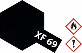 Tamiya Acrylic Paint XF-69 nato black, 10ml