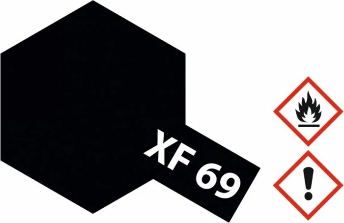 Tamiya Acrylic Paint XF-69 nato black, 10ml