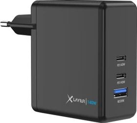 XLayer Ladegerät Universal 140W Powercharger schwarz