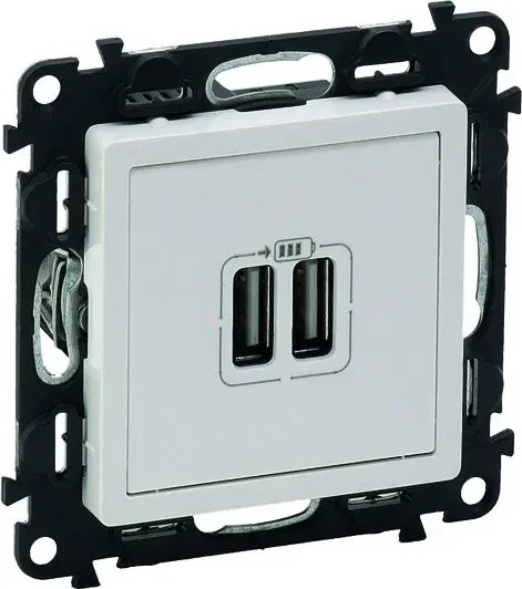 Legrand Valena Life USB-Ladedose 2400mA, ultraweiß