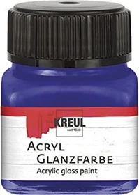 Kreul Acryl Glanzfarbe, dunkelblau, 20ml