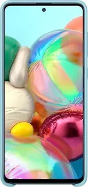 Samsung Silicone Cover für Galaxy A71 blau