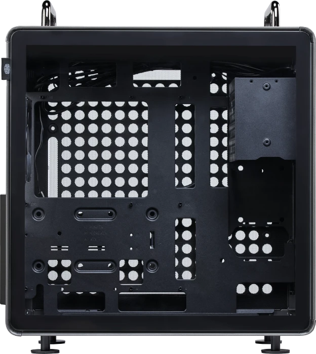 Cooler Master Qube 540 Stardust Iron, schwarz, Glasfenster