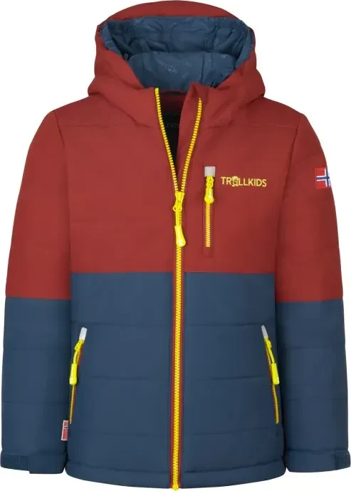 Trollkids Hemsedal Snow XT Skijacke carmin red (Junior)