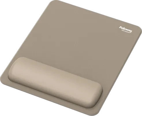 Fellowes Breyta Mausepad mit Handgelenkauflage, 240x200mm, beige
