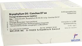 Weleda Bryophyllum D 5/Conchae D7 Ampullen, 48ml (48x 1ml)