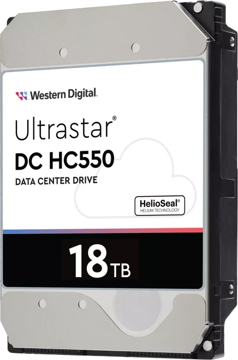 Western Digital Ultrastar DC HC550 18TB, ISE, 24/7, 512e / 3.5" / SAS 12Gb/s