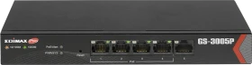 Edimax Pro GS-3000 Desktop Gigabit Smart Switch, 5x RJ-45, 60W PoE+ (GS-3005P)