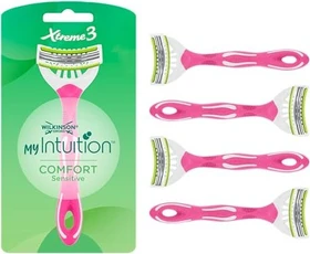 Wilkinson Sword My Intuition Xtreme 3 Comfort Sensitive Einwegrasierer, 4 Stück