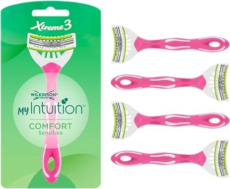 Wilkinson Sword My Intuition Xtreme 3 Comfort Sensitive Einwegrasierer, 4 Stück