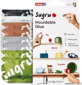 tesa Sugru Klebeknete mehrfarbig, 8 Stück