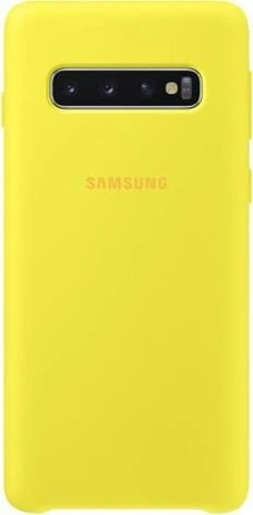 Samsung Silicone Cover für Galaxy S10 gelb