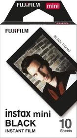 Fujifilm instax mini Sofortbildfilm Black Frame, 10 Aufnahmen