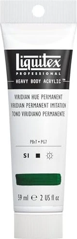 Liquitex Professional Heavy Body Acrylic viridian hue permanent, 59ml