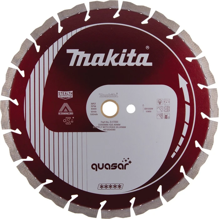 Makita Quasar Diamanttrennscheibe, 300x3x25.4mm, 1 Stück
