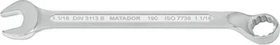 Matador 0190 Ring-Maulschlüssel zöllig, 1.1/16"x350mm