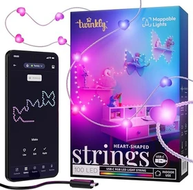 Twinkly Candies Hearts Lichterkette LED 100x RGB