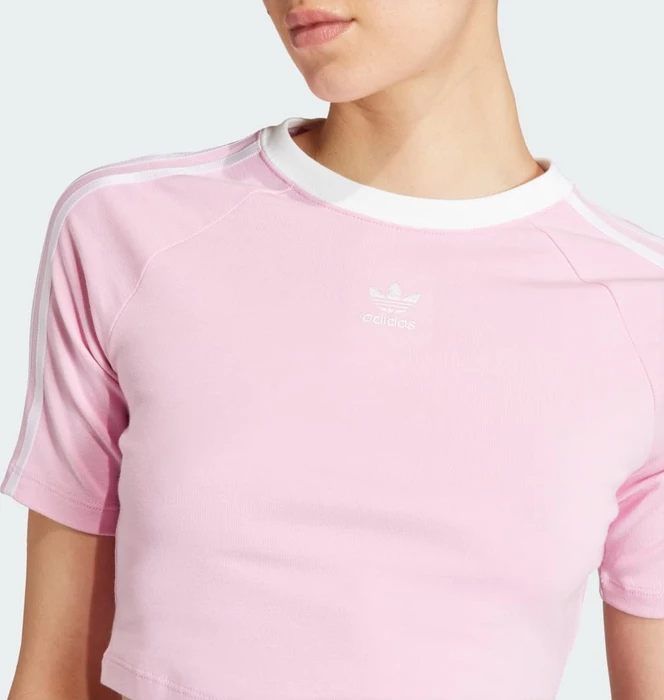 adidas 3-Streifen Baby T-Shirt kurzarm true pink (Damen)