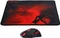 Redragon M601-3 Centrophorus schwarz/rot, inkl. Mousepad, USB Vorschaubild