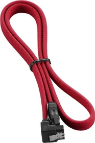 CableMod ModMesh Right Angle SATA 6Gb/s Kabel rot 0.6m, gewinkelt (CM-CAB-RSAT-N60KR-R)
