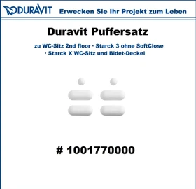 Duravit Starck X Puffersatz für WC-Sitz 2nd floor Starck 3