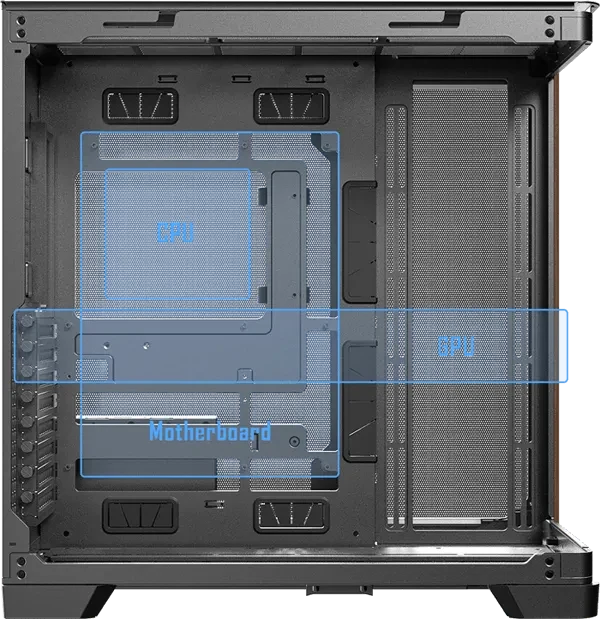 Antec Constellation C8 Curve Wood, Glasfenster