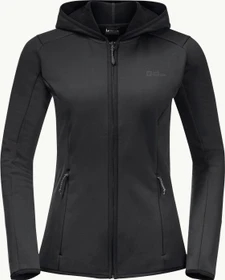 Jack Wolfskin Baiselberg Hoody FZ Jacke schwarz (Damen)