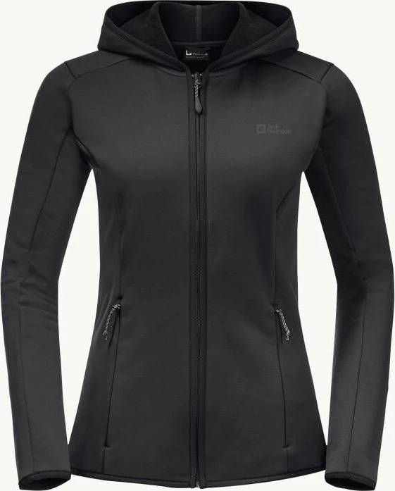 Jack Wolfskin Baiselberg Hoody FZ Jacke schwarz (Damen)