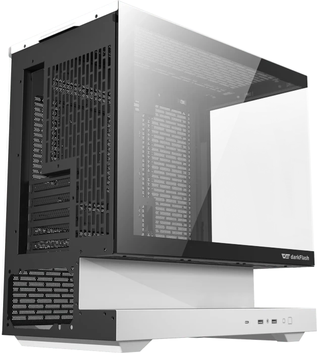 DarkFlash Floatron F1 White, Glasfenster