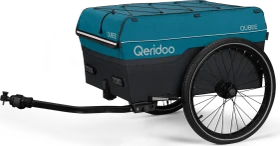 Qeridoo Qubee Fahrradanhänger petrol (Modell 2023)