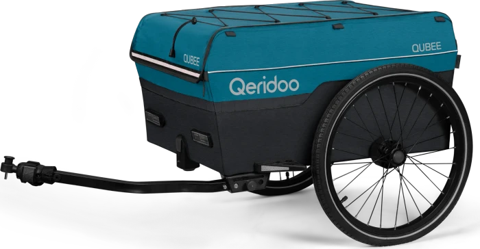 Qeridoo Qubee Fahrradanhänger petrol (Modell 2023)