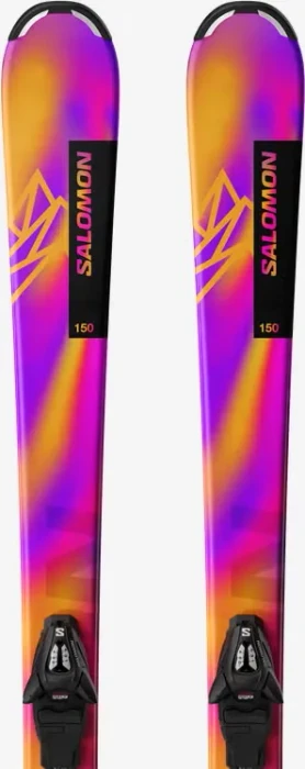 Salomon Lux S + C5 rhodamine red/saffron (inkl. Bindung) (Junior) (Modell 2025/2026)