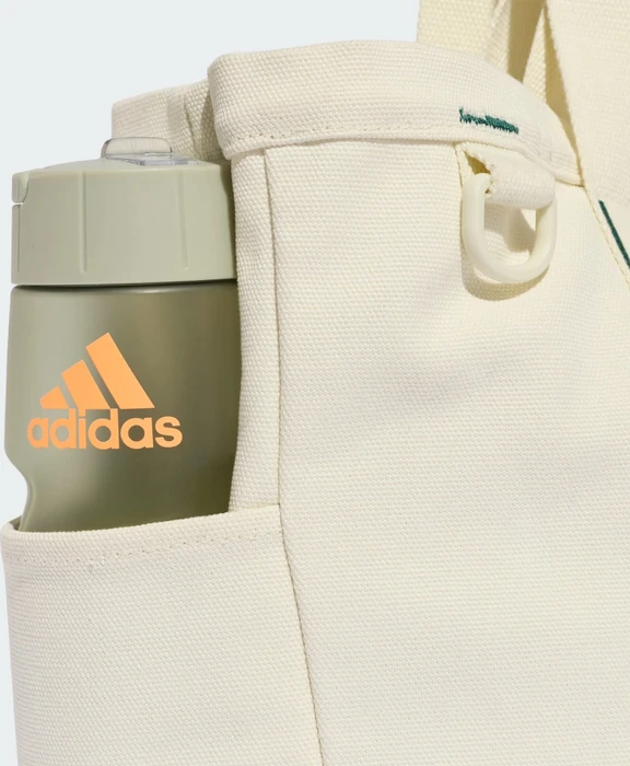adidas Canvas Shopper ivory/collegiate green