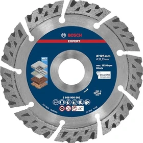 Bosch Professional EXPERT Multi Material Diamanttrennscheibe, 125x2.2x22.23mm, 1 Stück
