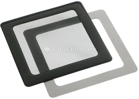 DEMCiflex Staubfilter 80mm quadratisch schwarz/schwarz