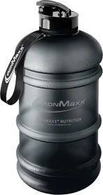 IronMaxx Water Gallon Trinkflasche 2.2l schwarz
