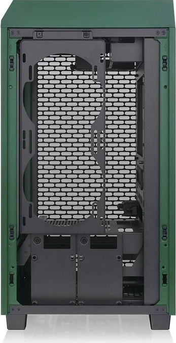 Thermaltake The Tower 200 Racing Green, grün, Glasfenster, Mini-ITX