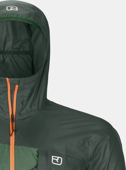 Ortovox Windbreaker Funktionsjacke green pine (Herren)