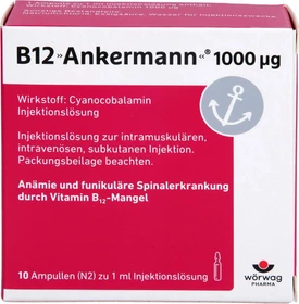 B12 "Ankermann" Injektionslösung, 10ml (10x 1ml)