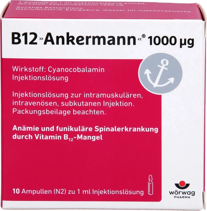 B12 "Ankermann" Injektionslösung, 10ml (10x 1ml)