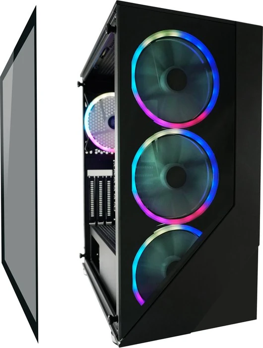 LC-Power Gaming 803B Shaded_X, Glasfenster